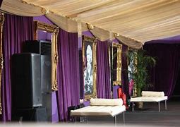 Image result for Purple Gold Magenta Teal Curtains