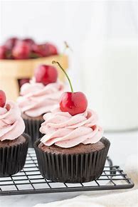 Image result for Cherry Cupcakes