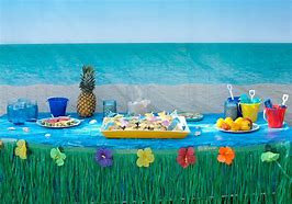 Image result for Summer Beach Party Decorations