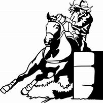 Image result for Lady Barrel Racer Line Drawing