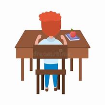 Image result for Kid Sitting at Desk