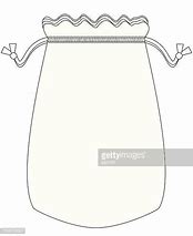 Image result for Black Drawstring Bag Clip Art