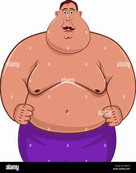 Image result for Fat Guy Cartoon