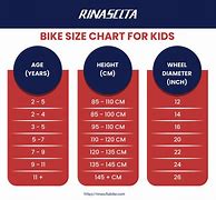 Image result for Kids Bike Size Sizing Chart