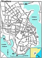 Image result for Map Mombasa Area