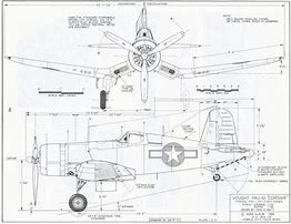 Image result for Vought F4U Corsair Blueprints