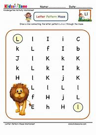 Image result for The Letter L Worksheet