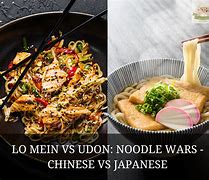 Image result for Yaki Udon vs Lo Mein