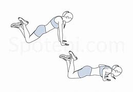 Image result for Knee Push-Up