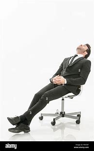 Image result for Lounging Man in Suit in Lawn Chair