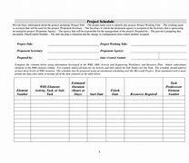 Image result for Project Plan Schedule Template