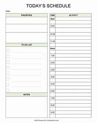 Image result for Daily Calendar Planner