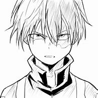 Image result for Todoroki Drawing