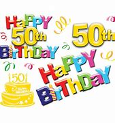 Image result for Happy 50th Birthday Clip Art