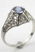 Image result for Art Deco Sapphire Engagement Rings