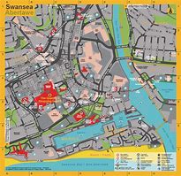 Image result for Swansea City Centre Map