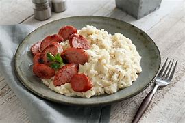 Image result for Mash Potatoes Sausage Drawing