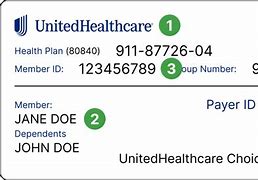 Image result for United Health Insurance Card