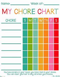 Image result for Chore Chart Ideas for Kids