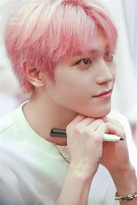 Image result for Tae Hyung Pink Hair