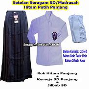 Image result for Seragam Sekolah Hijab Hitam