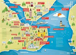 Image result for Tourist Map of Istanbul Turkey