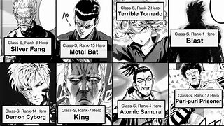 Image result for Class's Rank 2 One Punch Man