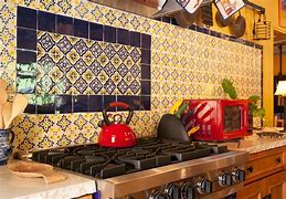 Image result for Mexican Tile Kitchen Backsplash