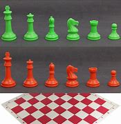 Image result for Red Chess Set