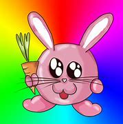 Image result for Rainbow Rabbit