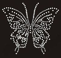 Image result for Butterfly Rhinestone Iron On Transfers