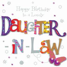 Image result for Happy Birthday Daughter in Law