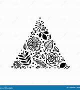 Image result for Triangle Flower Drawing