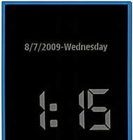 Image result for Nokia 5800 Standby Screen