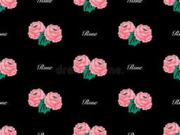 Image result for Pixel Black Rose