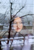 Image result for Sad Behind Glass Window