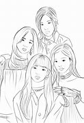 Image result for Black Pink Drwoing