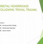 Image result for Orbital Hemorrhage CT