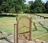 Image result for Wood Hog Wire Fence Gate