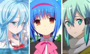 Image result for Feng Min Dbd Blue Hair Anime