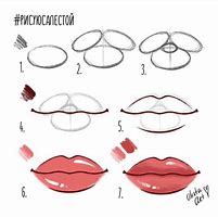 Image result for How to Draw Anime Lips Easy