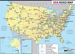 Image result for USA Road Map