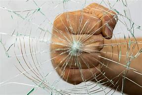 Image result for Fist Breaking Glass