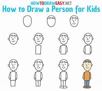 Image result for How to Draw a Person Step 1