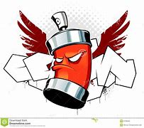 Image result for Evil Spray Can Drawing