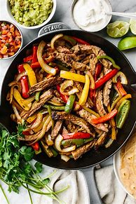 Image result for Mexican Steak Fajitas