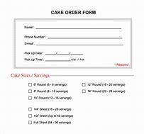 Image result for Cake Order Email Template