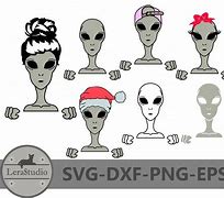 Image result for Girl Alien SVG