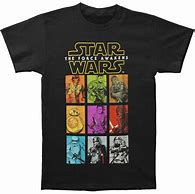 Image result for Star Wars Shirt Black