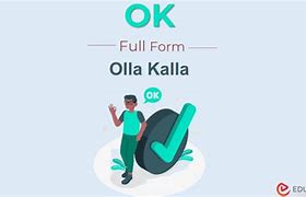 Image result for Full Form of OK